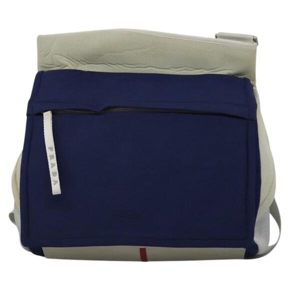PRADA Sports Shoulder Bag Nylon Blue - Picture 2 of 13